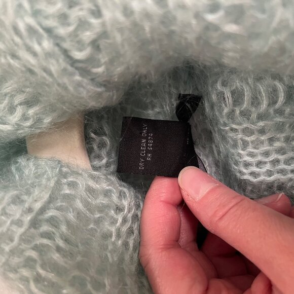 The Limited Ice Blue Mohair Sweater Size M - Picture 5 of 6